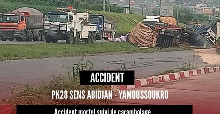 Axe Abidjan Yamoussoukro 2 Morts Dans Un Accident L Info Express