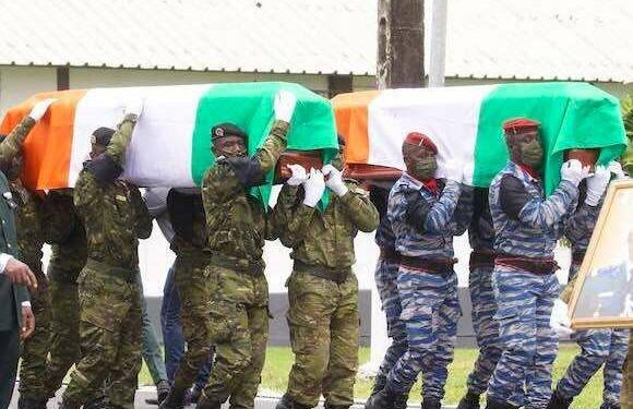Les dépouilles des 4 casques bleus ivoiriens rapatriées à Abidjan vendredi