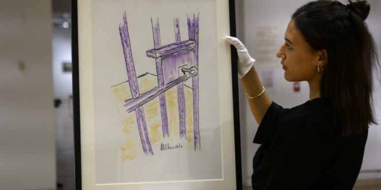 New York: Un tableau signé Nelson Mandela vendu aux enchères
