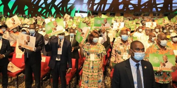 Résolution du conseil politique du RHDP relative à la proposition  de Outtara, comme candidat à la présidentielle