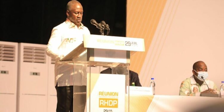 Conseil politique extraordinaire du RHDP: Discours introductif du Directeur Exécutif Adama Bictogo