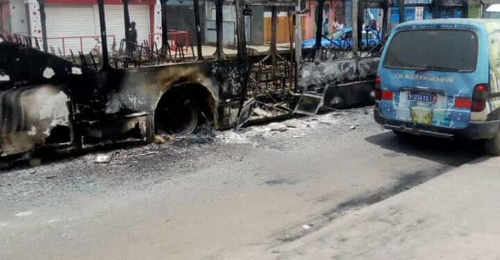 Yopougon Académie: un autobus incendié