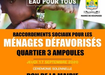 Koumassi : Cissé Bacongo offre de l’eau potable aux ménages défavorisés
