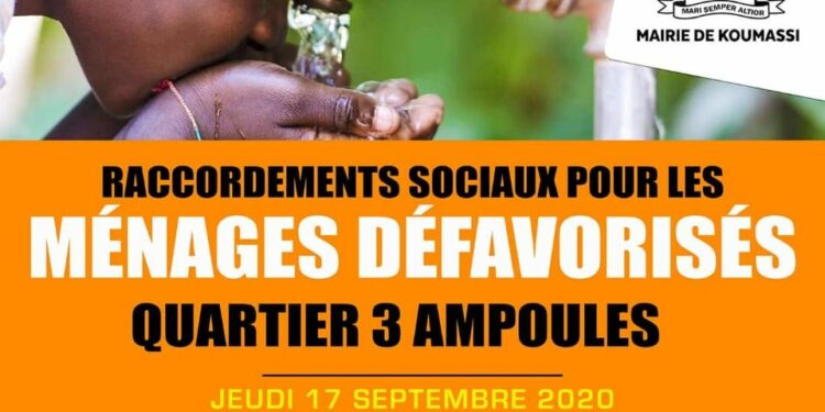 Koumassi : Cissé Bacongo offre de l’eau potable aux ménages défavorisés
