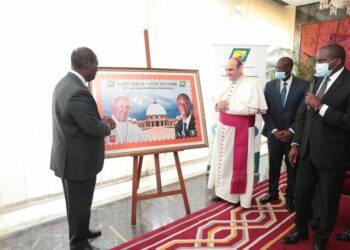 Dévoilement du Timbre commémoratif du 50e anniversaire des relations diplomatiques entre la Côte d’Ivoire et le Vatican