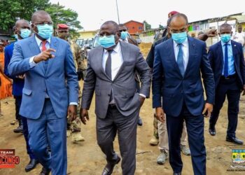 Travaux à Koumassi Sogéfiha: Les ministres Amédée, Isaac dé et Bacongo visitent les chantiers