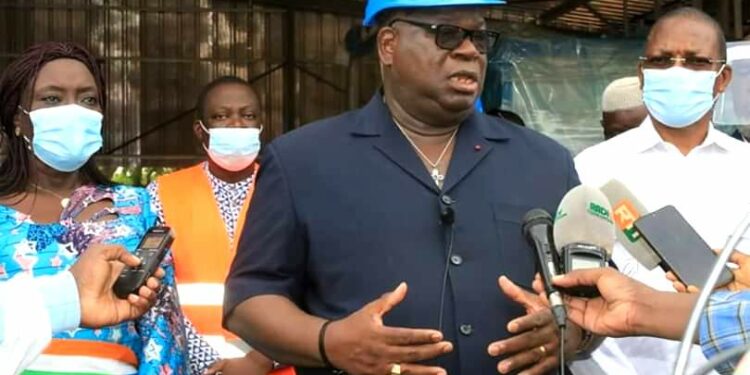 Accès à l’eau potable : les travaux des Unités de production d’eau potable préfabriquées lancés à Dabakala