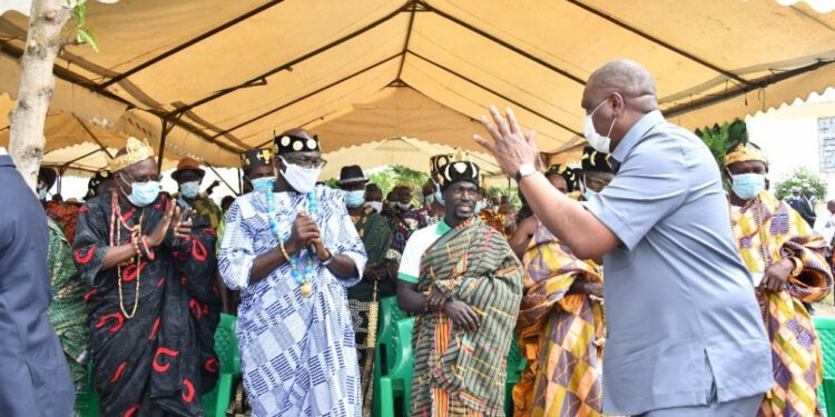 Daoukro : Hamed Bakayoko exhorte les populations à cultiver la paix