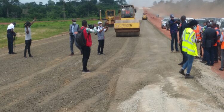 Autoroute Yamoussoukro-Tiébissou/ A deux mois du délai d’exécution:  Le projet à 52% de taux de réalisation