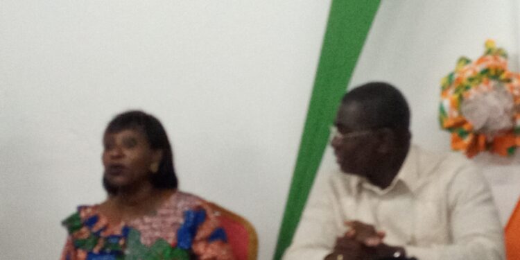 Raymonde Goudou (Membre du Directoire):  » Arrêtons la xénophobie dans nos villages… »