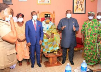 Daoukro : Ce que Adjoumani a dit au roi Nanan Kongo Lagou III, après la tentative des jeunes  d’empêcher sa mission