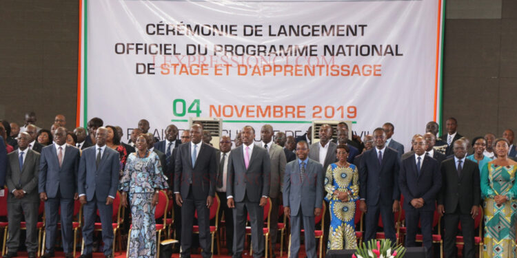 Côte d’Ivoire/PSGOUV : le programme national de stage et d’apprentissage 2019 lancé