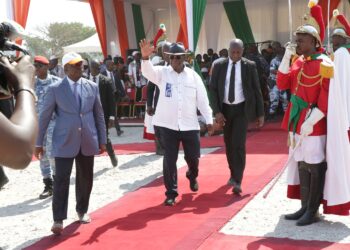 Visite dans la Marahoué : les premiers mots d’Alassane Ouattara à son arrivée à Bouaflé