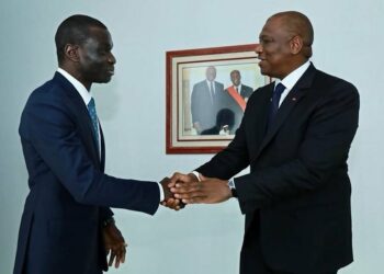 Avant son départ au Sénégal, l’ambassadeur Touré Sekou dit au revoir à Hamed Bakayoko