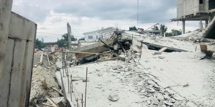 Korhogo : un blessé dans l’effondrement d’un immeuble en construction