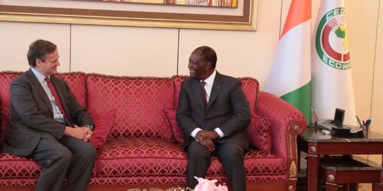 Reçu par Ouattara, le PCA de la société Générale renouvelle l’engagement de son Groupe à soutenir la Côte d’ivoire