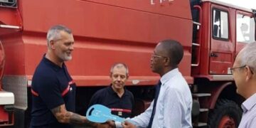 Côte d’Ivoire : Don d&rsquo;un Camion citerne incendie à l&rsquo;ONPC