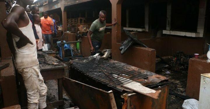 Abattoir de Port-Bouet : Un incendie ravage 16 boxes de détaillants
