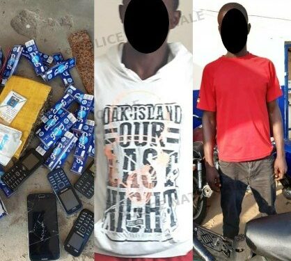 Bonoua : des voleurs de moto interpellés, une machette et de la drogue saisies