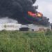Abengourou: Un incendie ravage une usine de transformation de caoutchouc