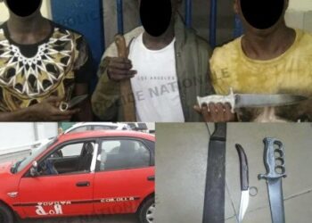 Abidjan : un taxi avec des passagers armés interceptés