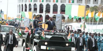 La Côte d’Ivoire a célébré le 59e anniversaire de son indépendance par un grand défilé militaire