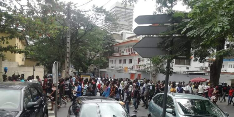 Côte d’Ivoire/BTS 2019 : des candidats malheureux ont manifesté au plateau