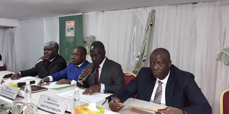 RHDP: Une réunion d’orientation et d’évaluation tenue ce jeudi