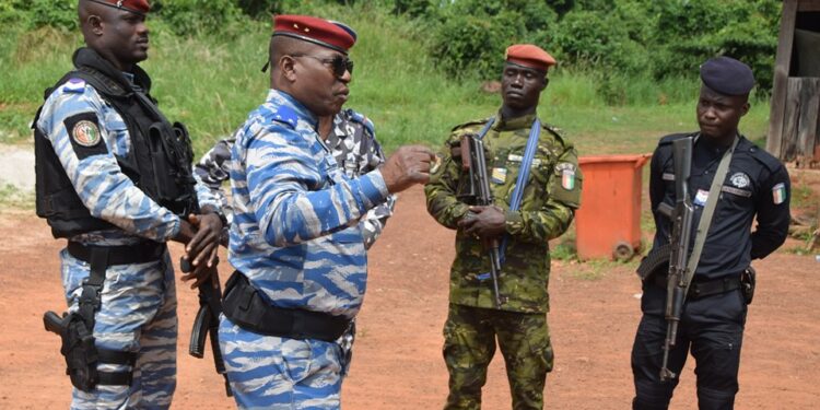 Après l’attaque de la gendarmerie de Guiglo, le Général Apalo demande à ses hommes de redoubler de vigilance