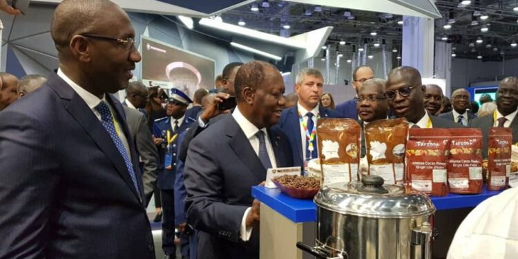 Ouattara invite le secteur privé et les entreprises russes à venir investir en Côte d’Ivoire.