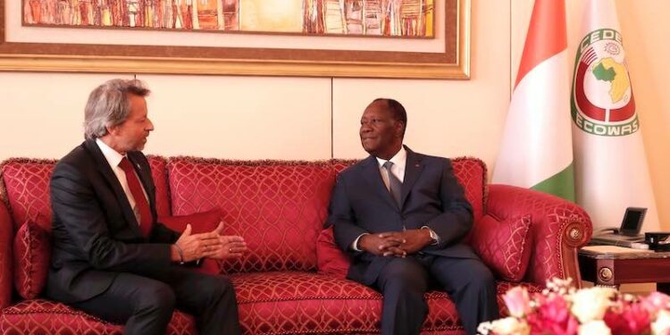 Côte d’Ivoire : l’Ambassadeur de l’UE reçu par le président Ouattara