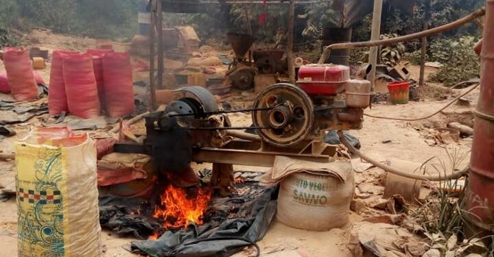 Côte d’Ivoire : La gendarmerie nationale démantèle plusieurs sites d’orpaillage clandestin