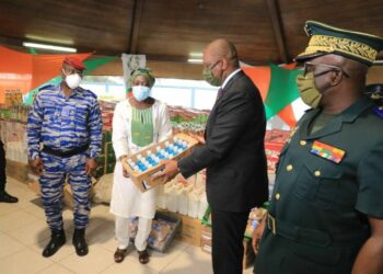 Solidarité/COVID19: des vivres et des non-vivres offerts aux FACI, à la police et à l’ONPC