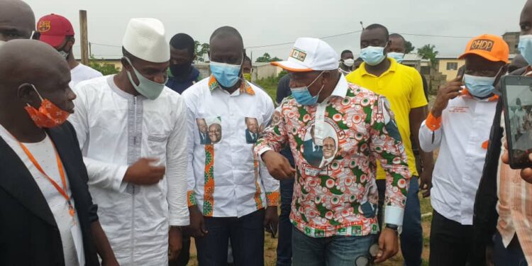 Rhdp  Présidentielle 2020 : Amidou  Sylla quadrille le terrain à Anyama