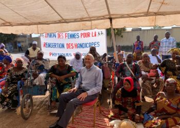 Yamoussoukro, Bouaké, Béoumi : Richard Bell visite les projets financés par les USA
