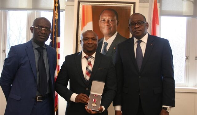 Commandant Djakarta Konaté, Officier Supérieur américain d’origine ivoirienne honoré