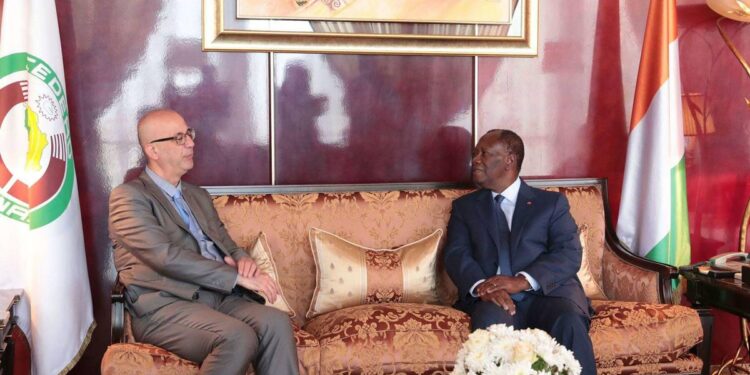 Côte d’Ivoire : l’Ambassadeur d’Israël Eli Ben Tura fait ses adieux au président Ouattara