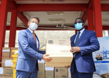 Coronavirus : les ports d’Abidjan et de San Pedro reçoivent des matériels de protection et de désinfection de l’Union européenne