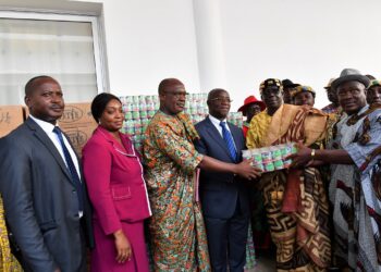 Côte d’Ivoire: La génération Tchagba des 63 villages Atchan offre 10 tonnes de vivres au PM Amadou Gon Coulibaly