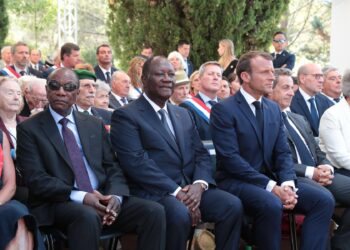 Le président Ouattara commémore le 75e anniversaire du débarquement de Provence, aux cotés de Macron et Condé