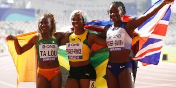 Mondiaux d’Athlétisme à Doha/Finale 100 m femmes : Ta Lou décroche le Bronze