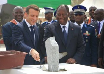Grand marché de Bouaké : Macron et Ouattara donnent le top départ des travaux