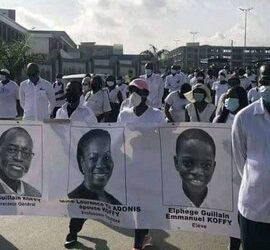 Drame du chauffard de Cocody-Angré: Marche silencieuse des médecins en la mémoire du couple Koffi