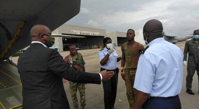 Côte d’Ivoire/Attaque de l’armée au nord : les 6 militaires blessés évacués à Abidjan
