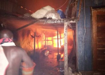 Marché de Bonoua: des magasins ravagés par un incendie