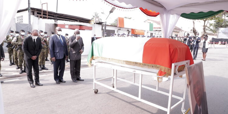 Cérémonie d’hommage de la Nation à feu Marcel ZADI KESSY – Jeudi 28 Janvier 2021 en présence du président Alassane Ouattara