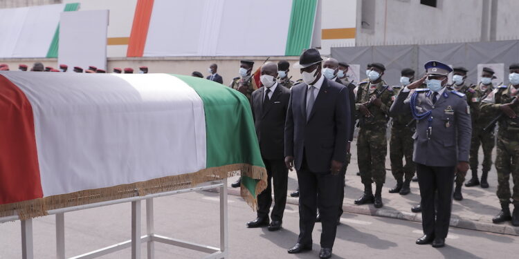 Cérémonie d’hommage de la Nation à feu Marcel ZADI KESSY – Jeudi 28 Janvier 2021 en présence du président Alassane Ouattara