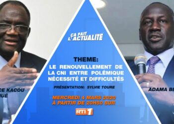 Renouvellement de la CNI: le face à face Bictogo-Guikahué sur la RTI 1 reporté
