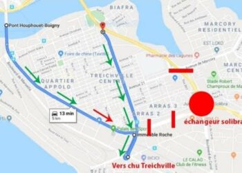 Abidjan : Plan de circulation à l&rsquo;occasion de l&rsquo;inauguration de l&rsquo;échangeur de la solibra ce lundi