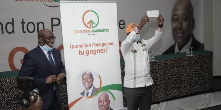 Présidentielle du 31 octobre 2020: Le mouvement GG verse la caution du candidat du RHDP